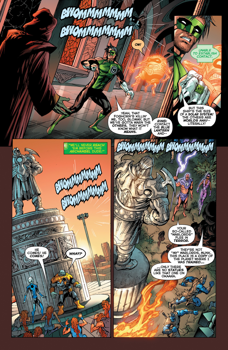 Illustration for article titled Can Green Lantern defeat a spaceship the size of a solar system?